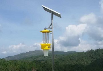 云飛太陽能殺蟲燈落地中國向日葵之鄉(xiāng)